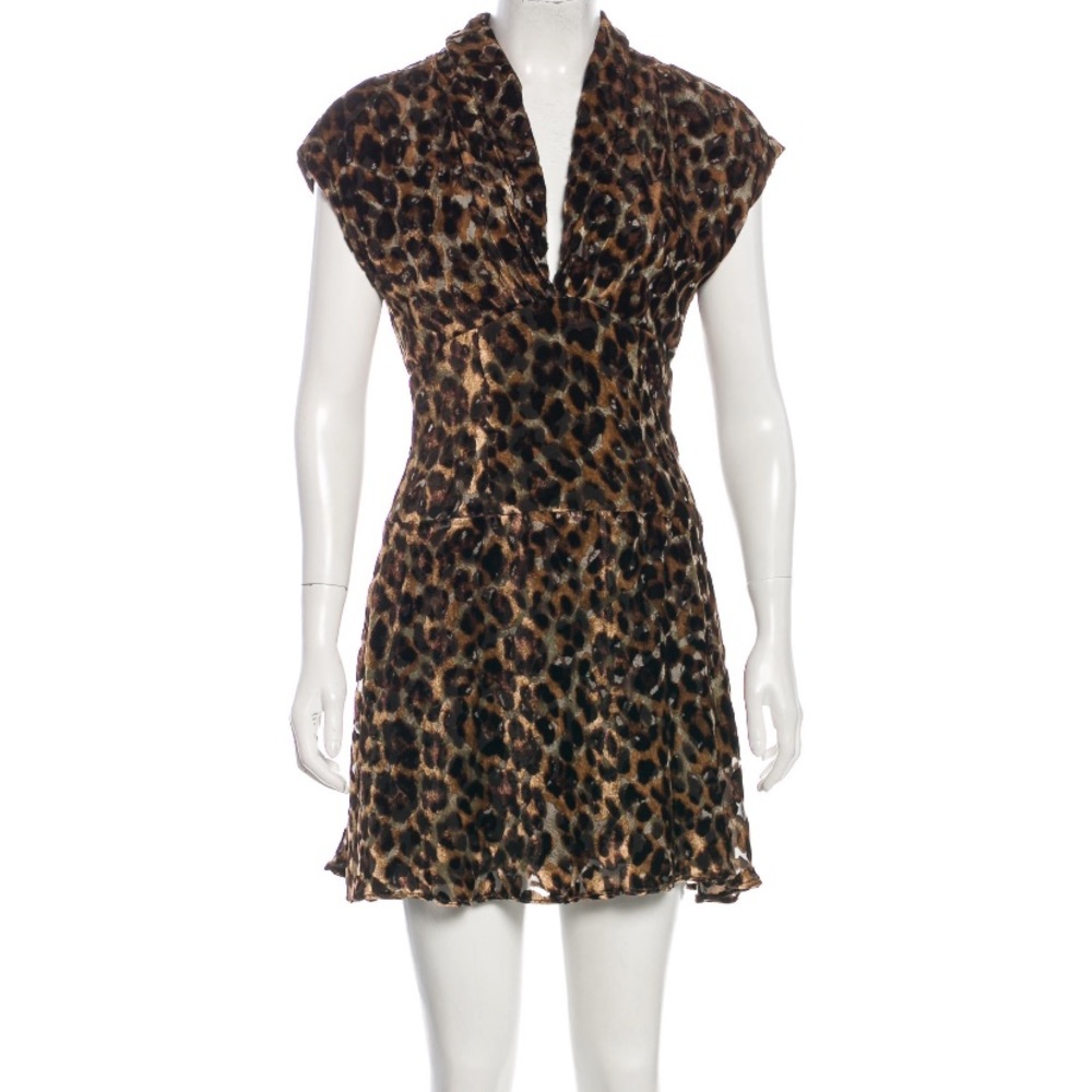 Alice and Olivia leopard dress